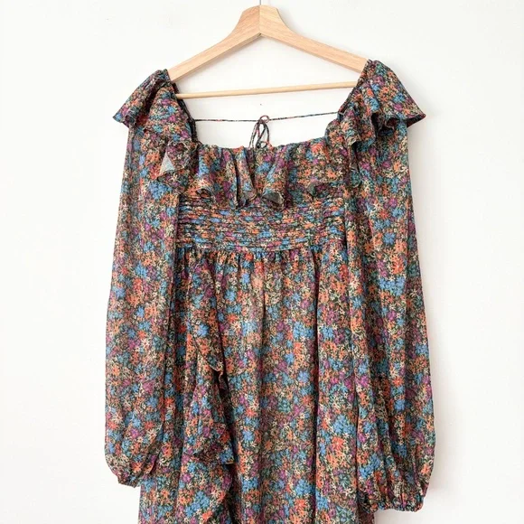 For love & lemons Brittany ditsy midi dress - Picture 5 of 8